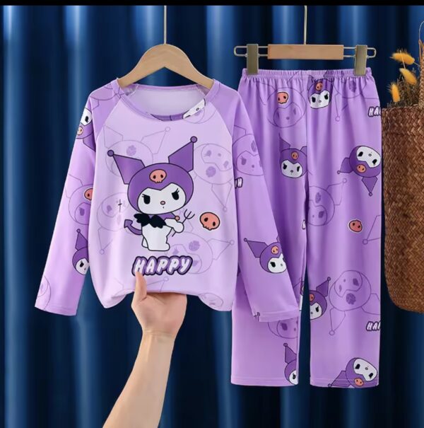 conjunto de pijama de kuromi lila - Imagen 2