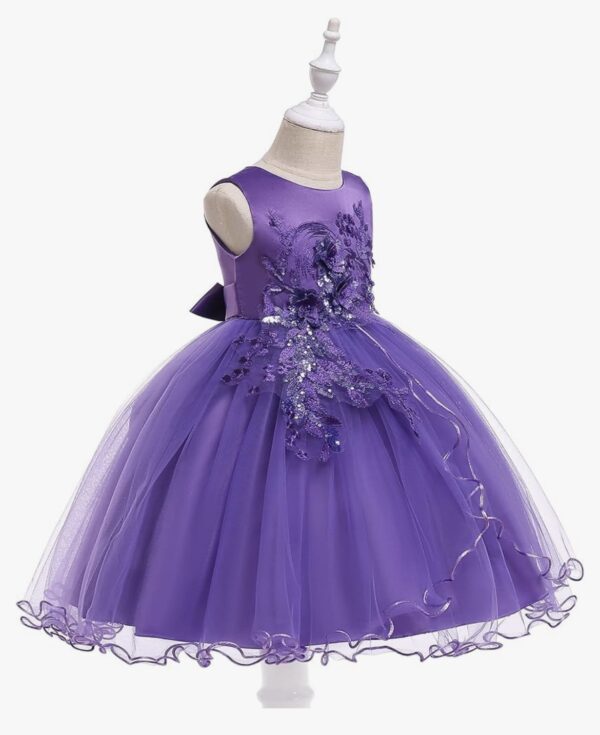 Vestido morado corto - Imagen 3