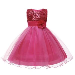 vestido corto con lentejuelas