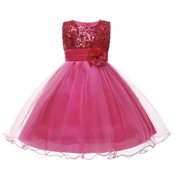 vestido corto con lentejuelas