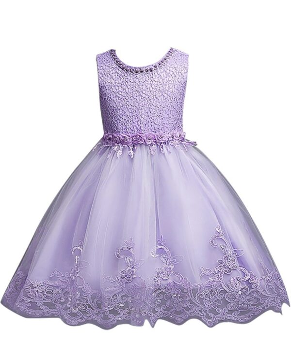 vestido lila corto