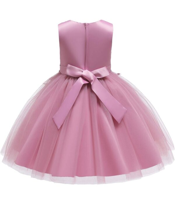 vestido rosado corto - Imagen 3