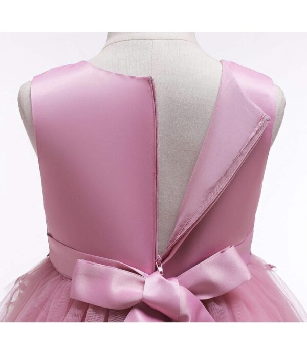 vestido rosado corto - Imagen 2