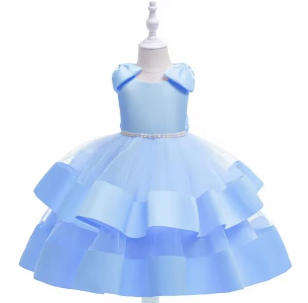 Vestido celeste corto