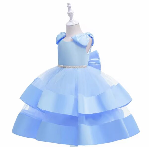 Vestido celeste corto - Imagen 2