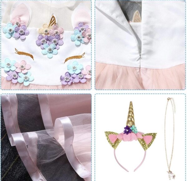 vestido de unicornio para niña - Imagen 2